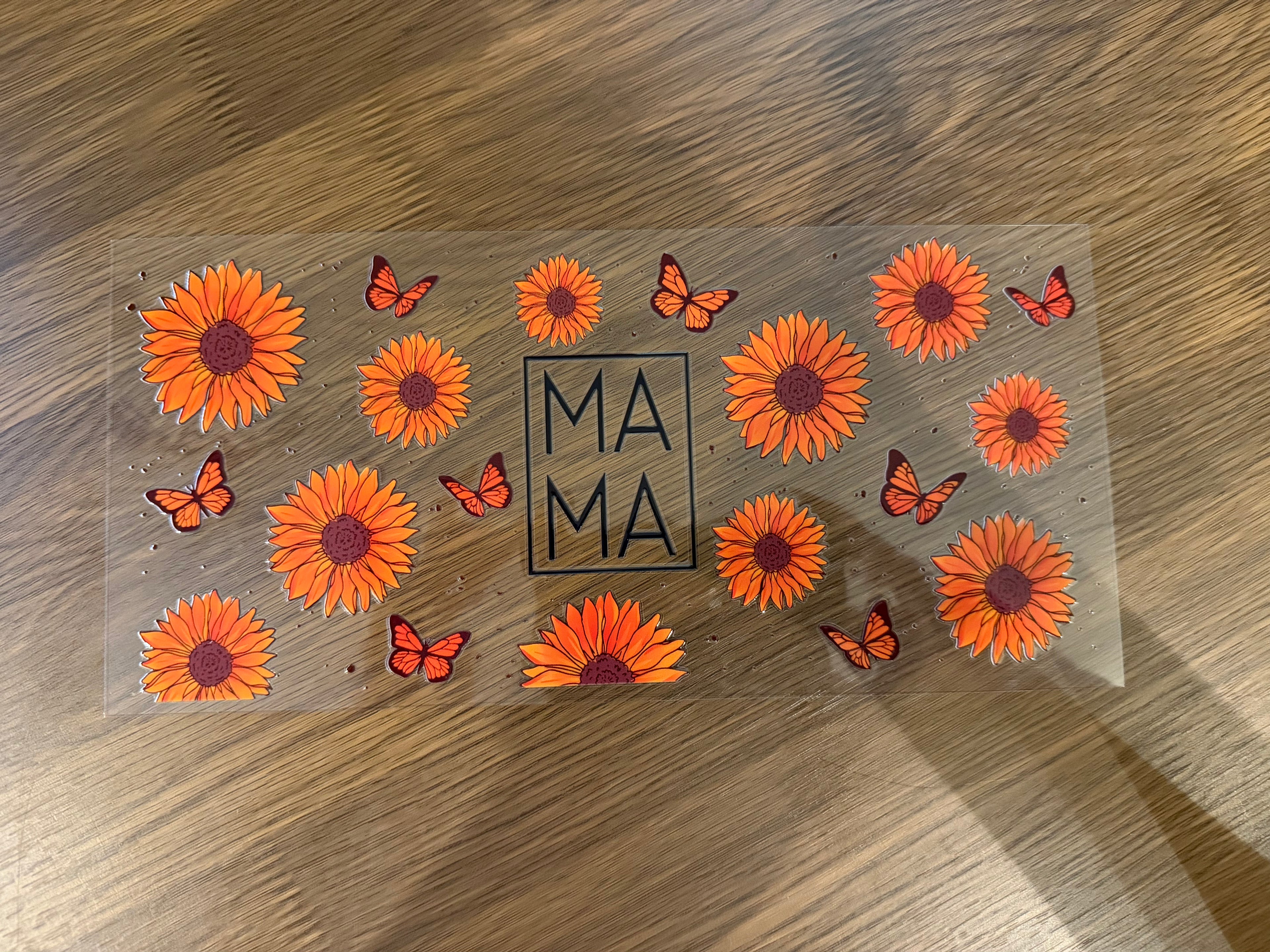 22 Sunflower Butterfly Mama 16oz