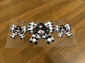 49 Black/White Bow Cow 16oz