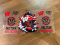 15 Wisconsin Badgers Football 16oz
