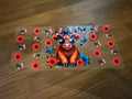 37 Red White and Blue Cow 16oz